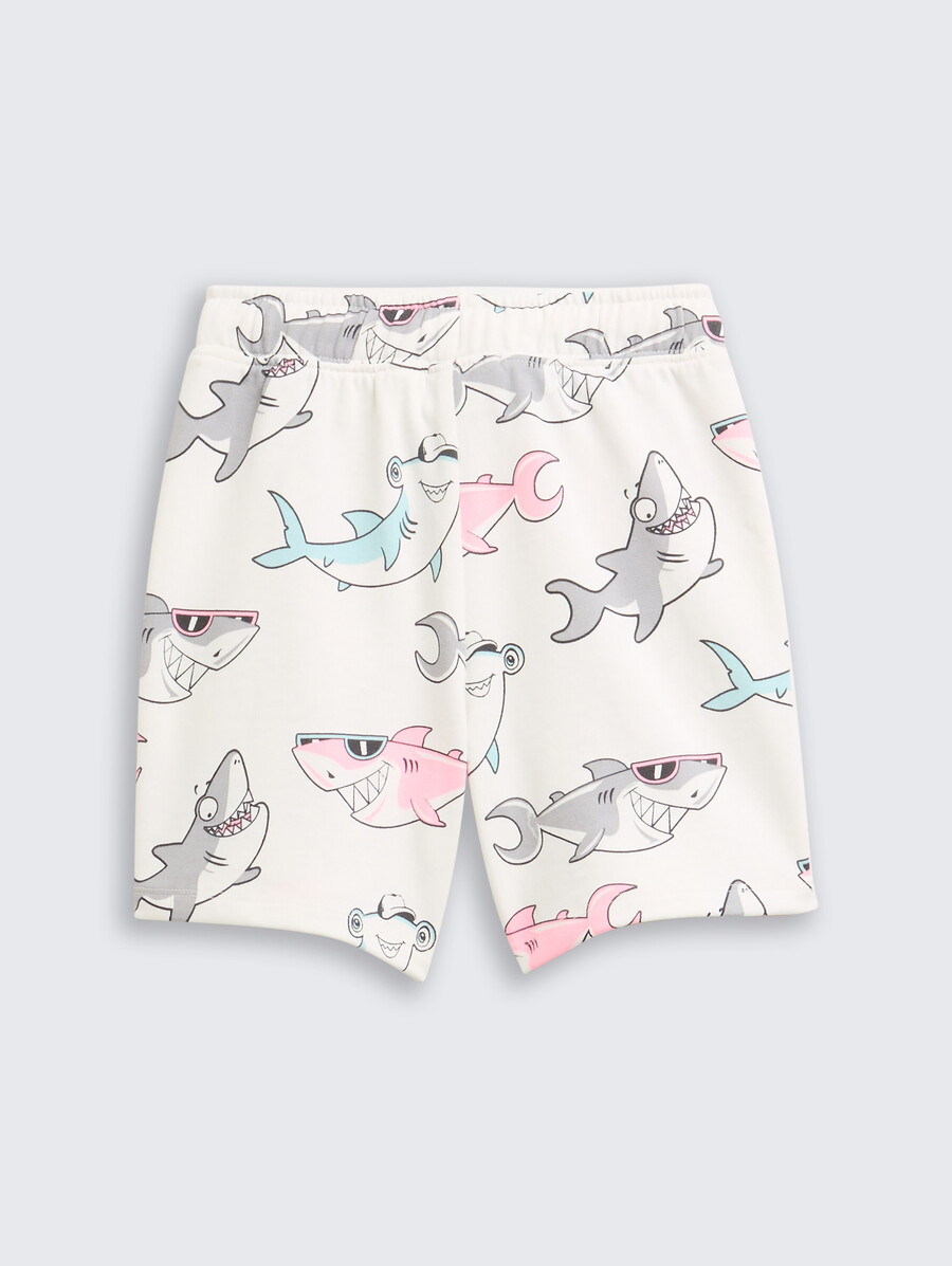 sweatshorts mit allover-print