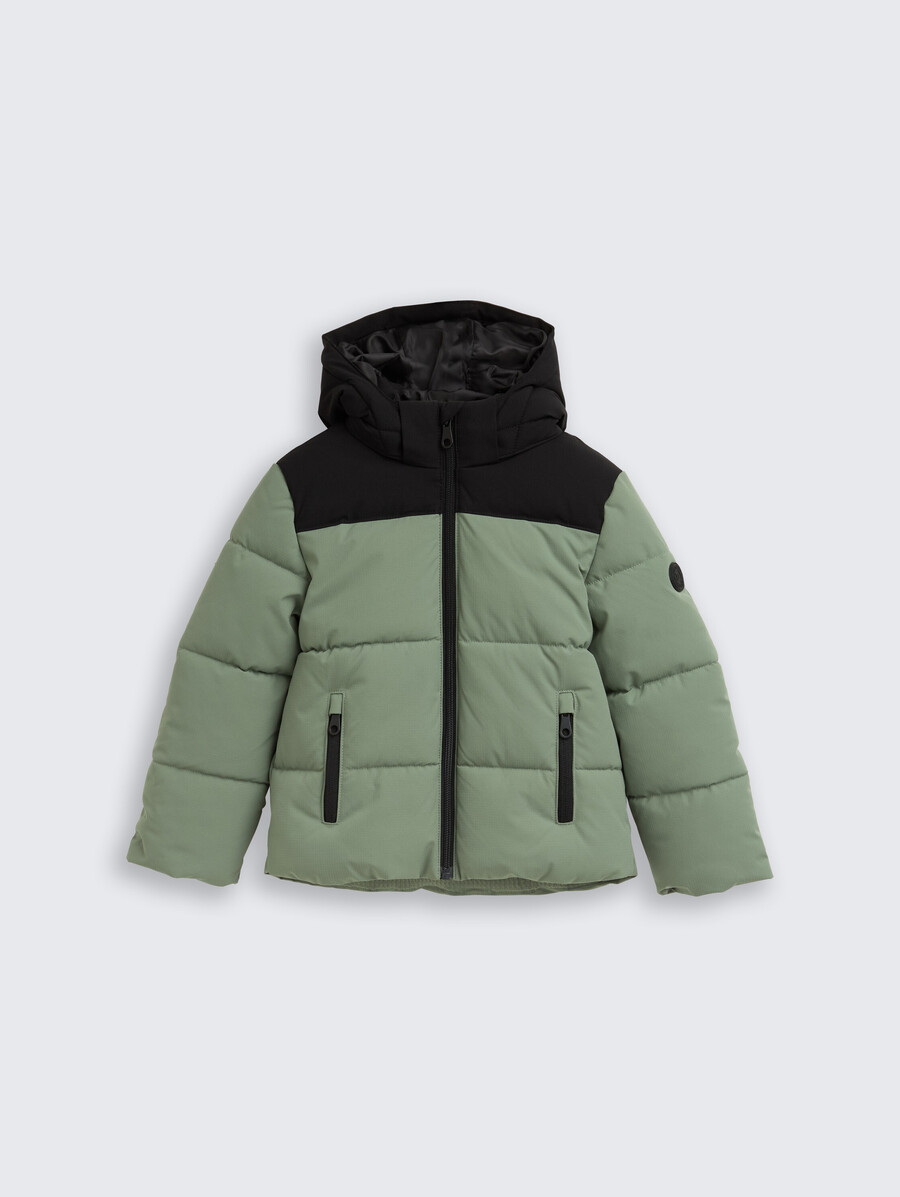 steppjacke mit abnehmbarer kapuze