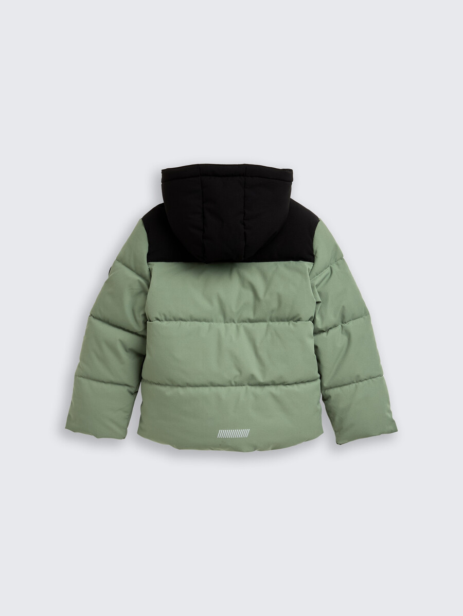 steppjacke mit abnehmbarer kapuze