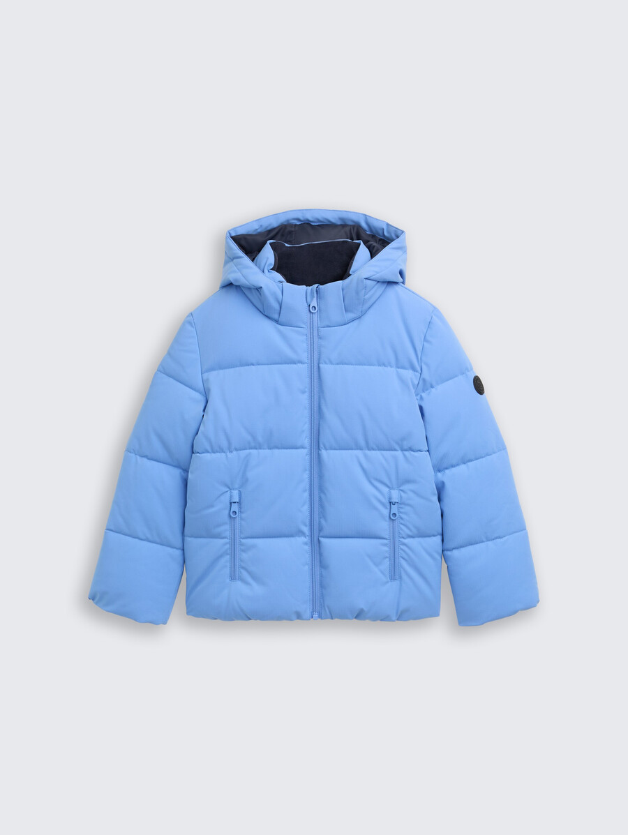 steppjacke mit abnehmbarer kapuze