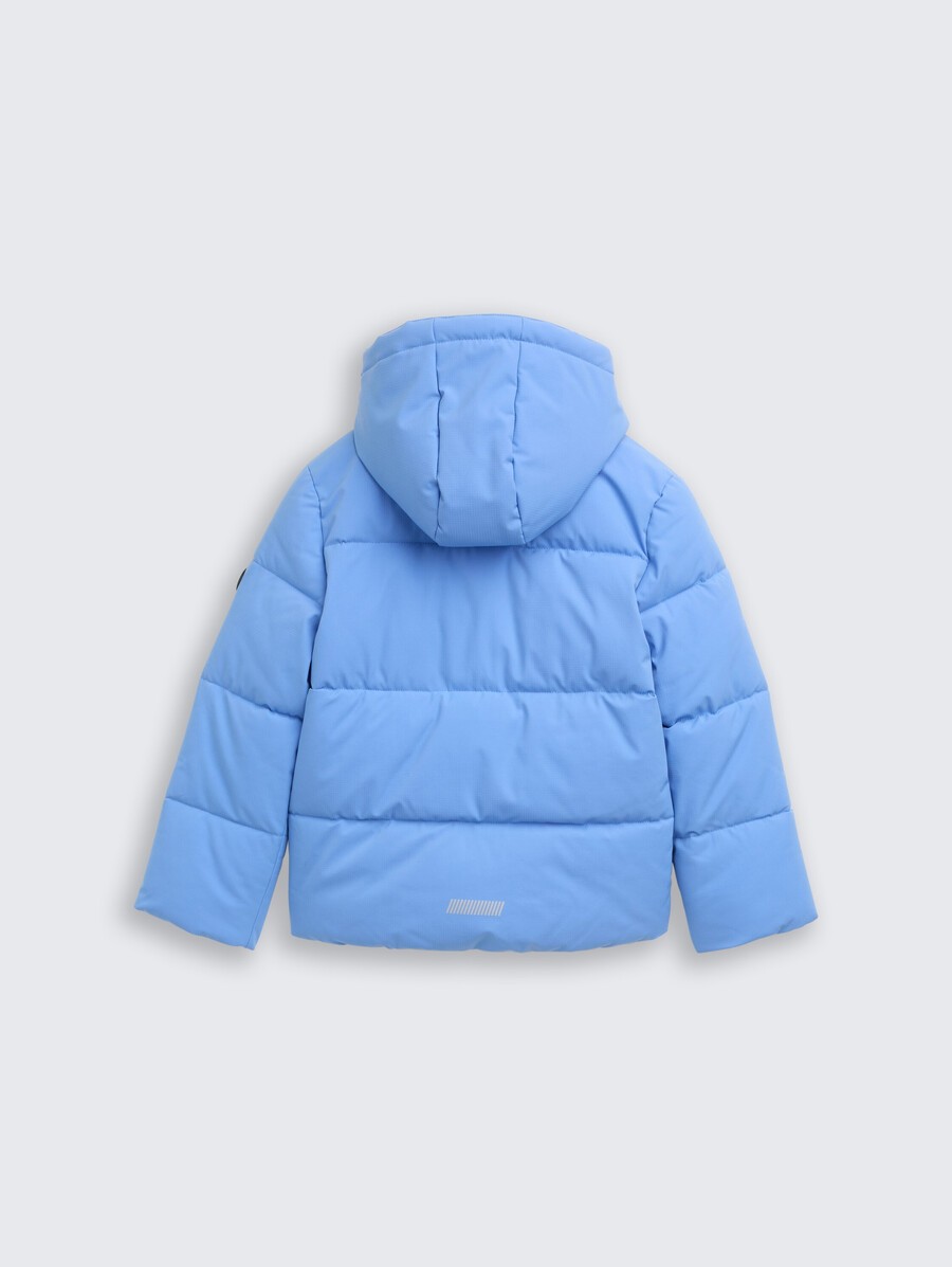 steppjacke mit abnehmbarer kapuze