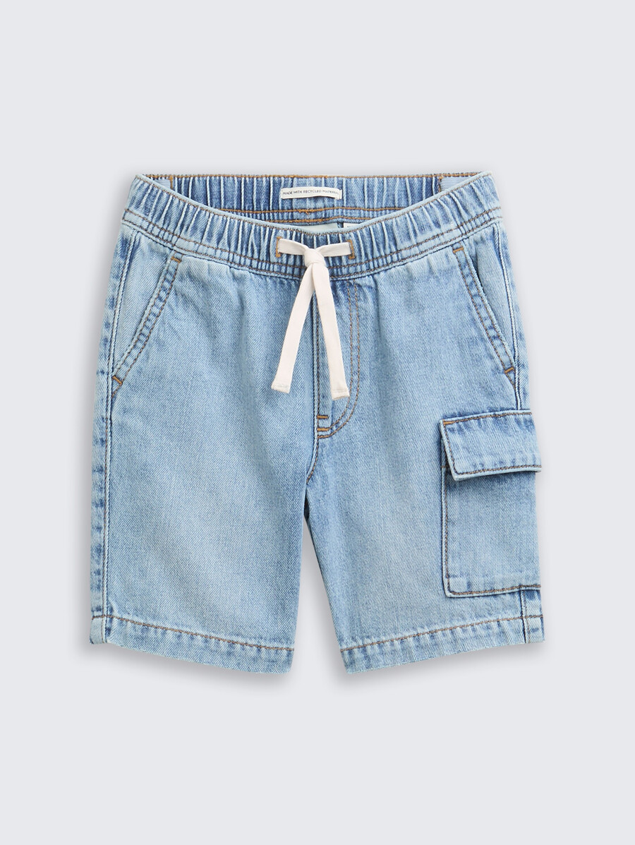jeansshorts mit kordelzug