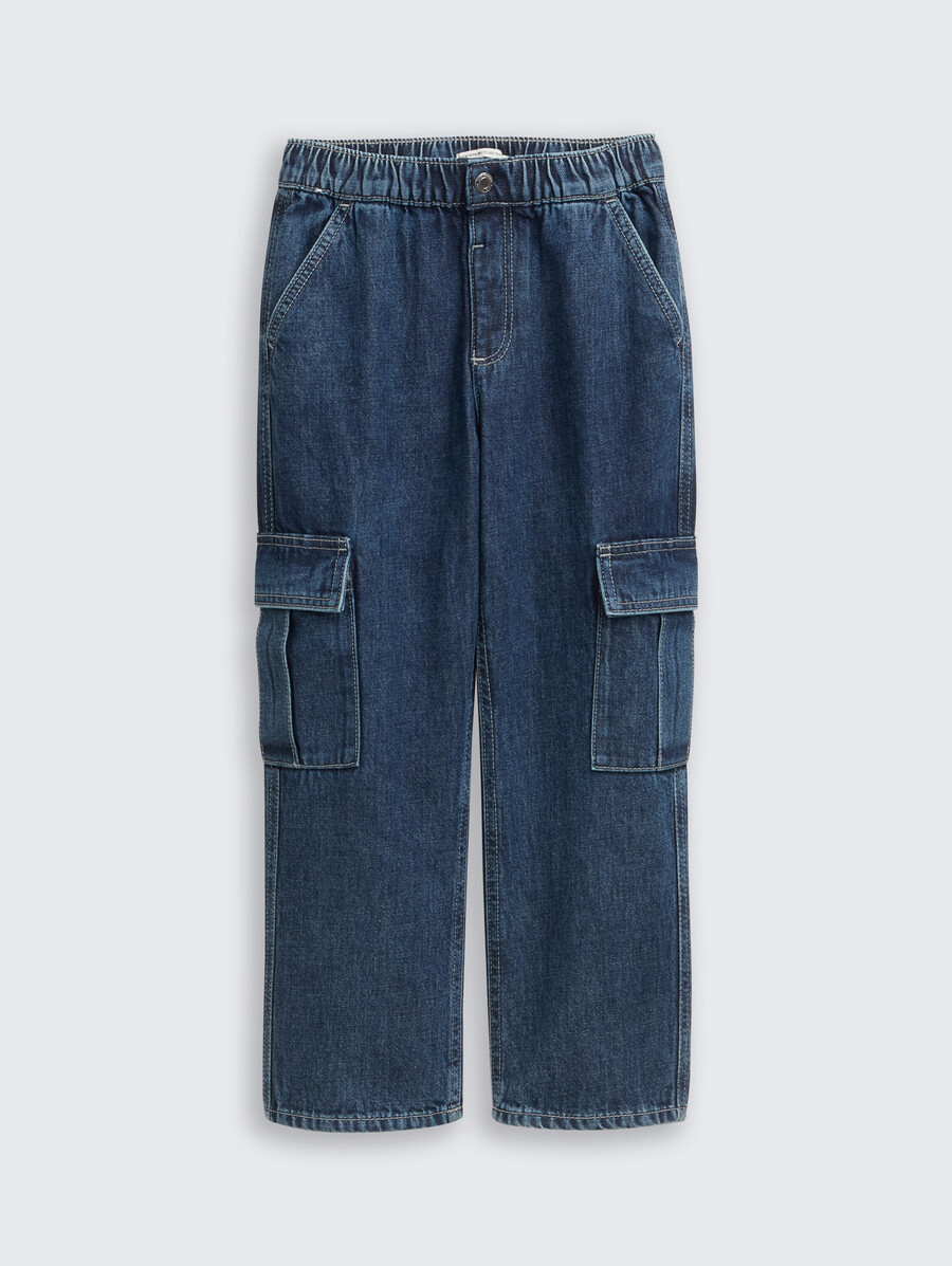 baggy cargo-jeans