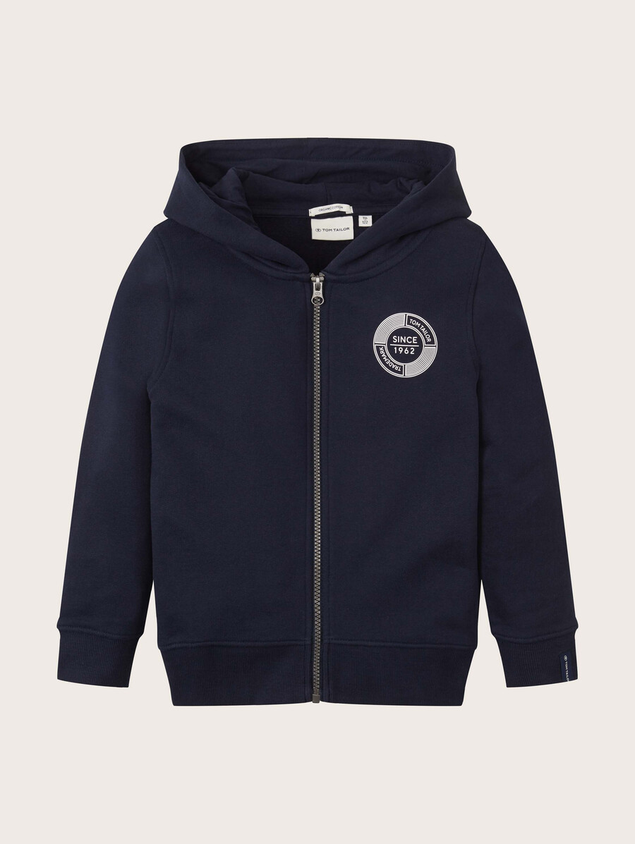 bedruckte sweatshirtjacke