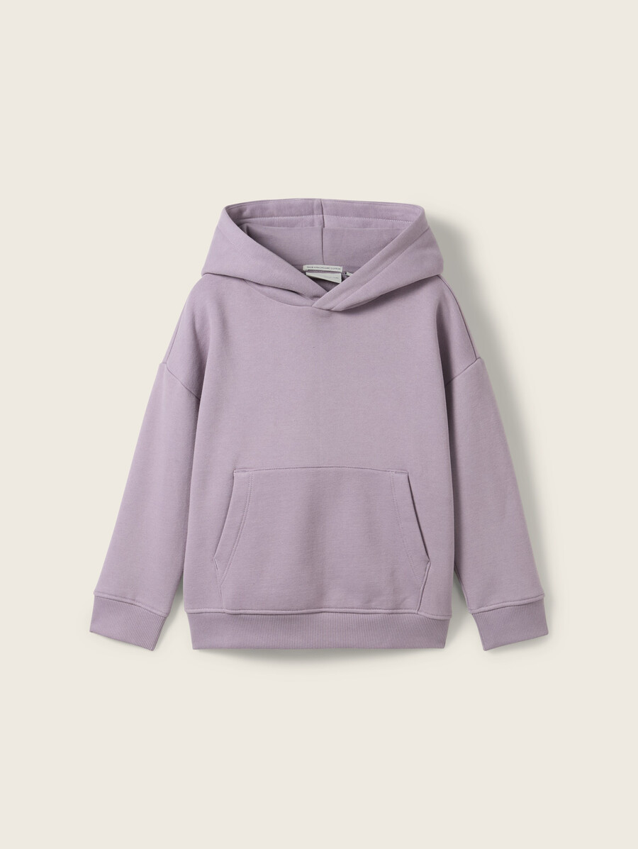 oversize-hoodie aus bio-baumwolle