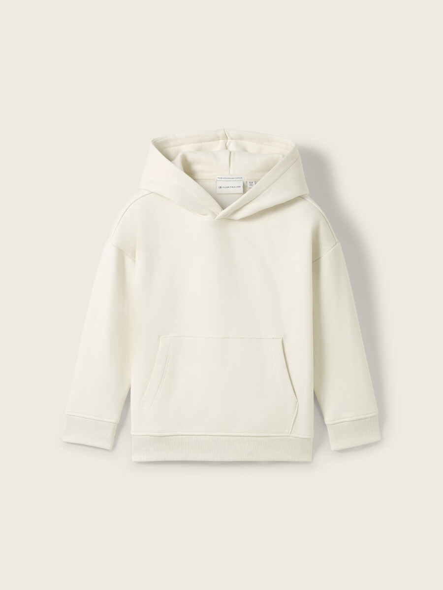 oversize-hoodie aus bio-baumwolle