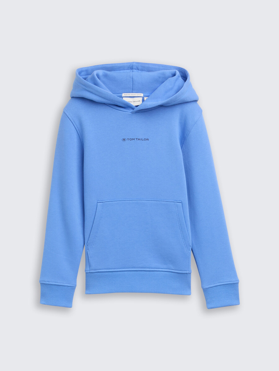 kapuzenpullover mit logodruck