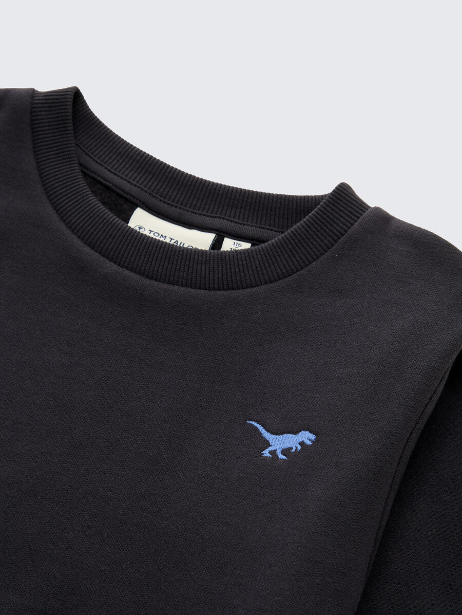 sweatshirt mit stickerei