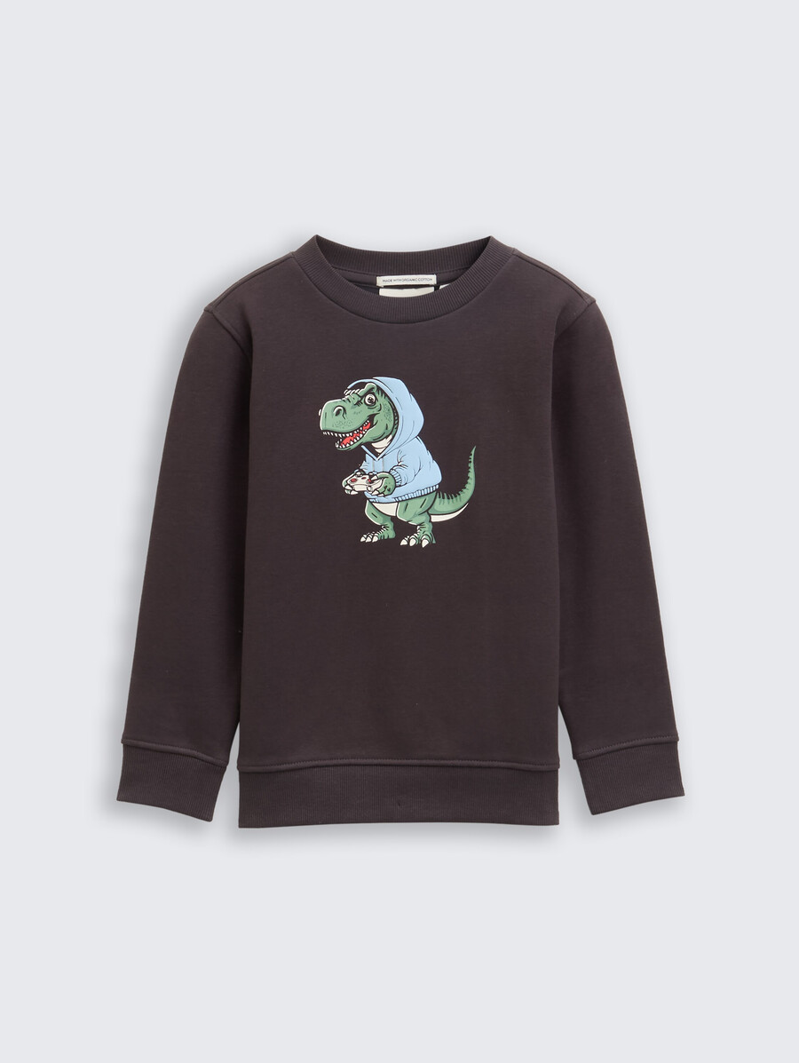 sweatshirt mit motivdruck