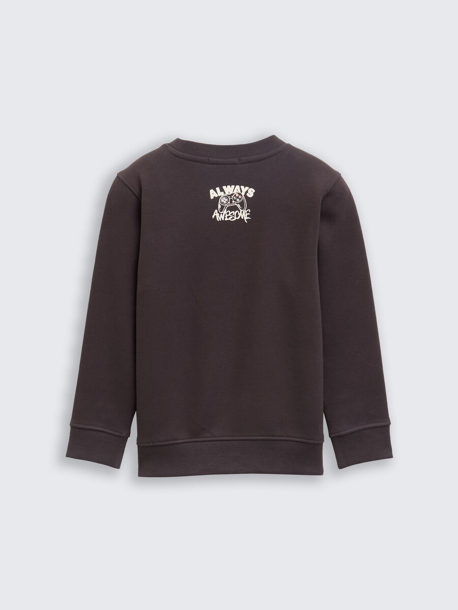 sweatshirt mit motivdruck
