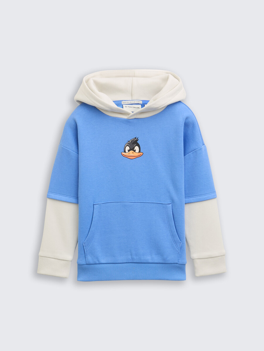 hoodie-sweatshirt im 2-in-1-look