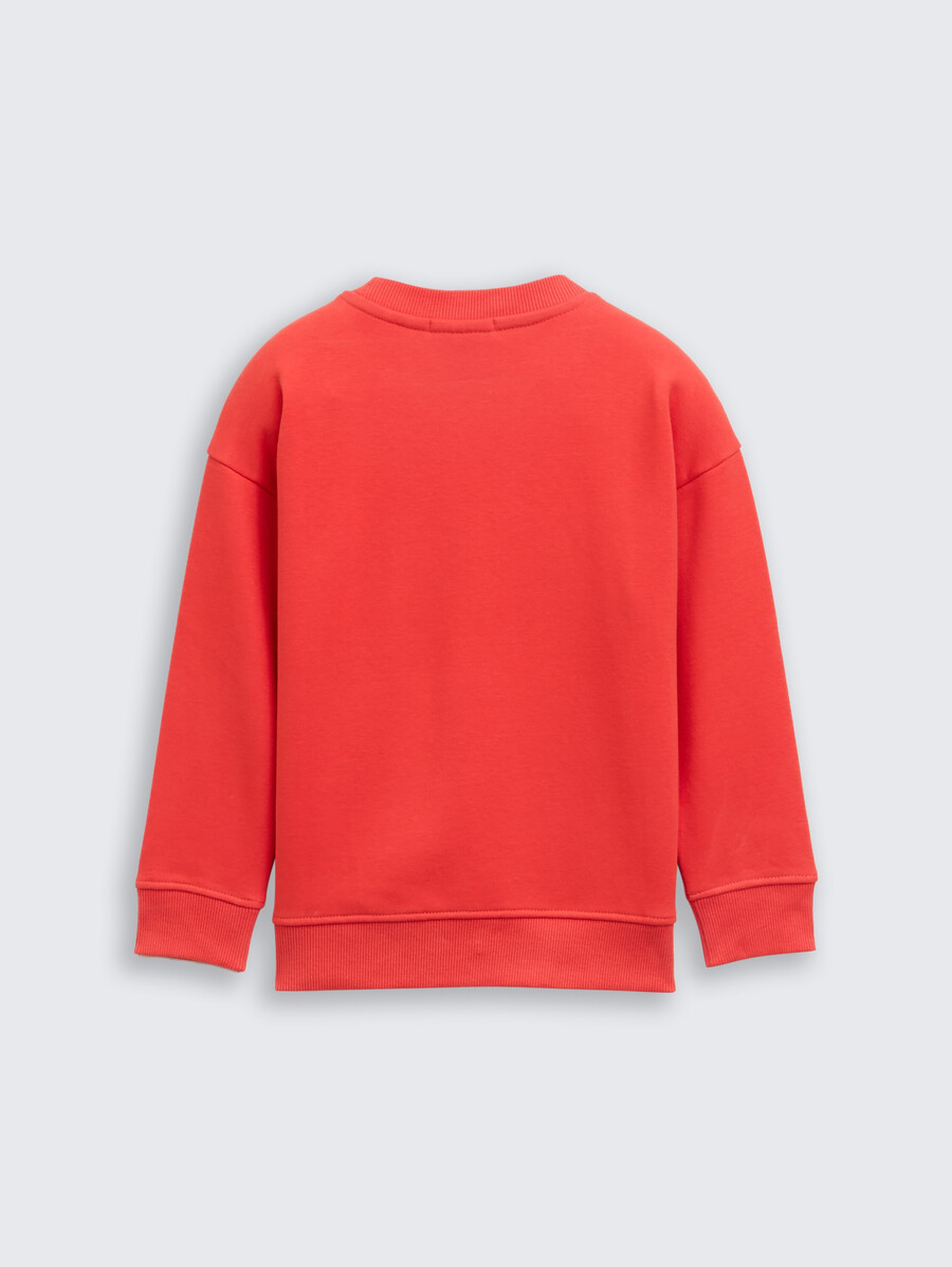 oversize-sweatshirt mit aufdruck