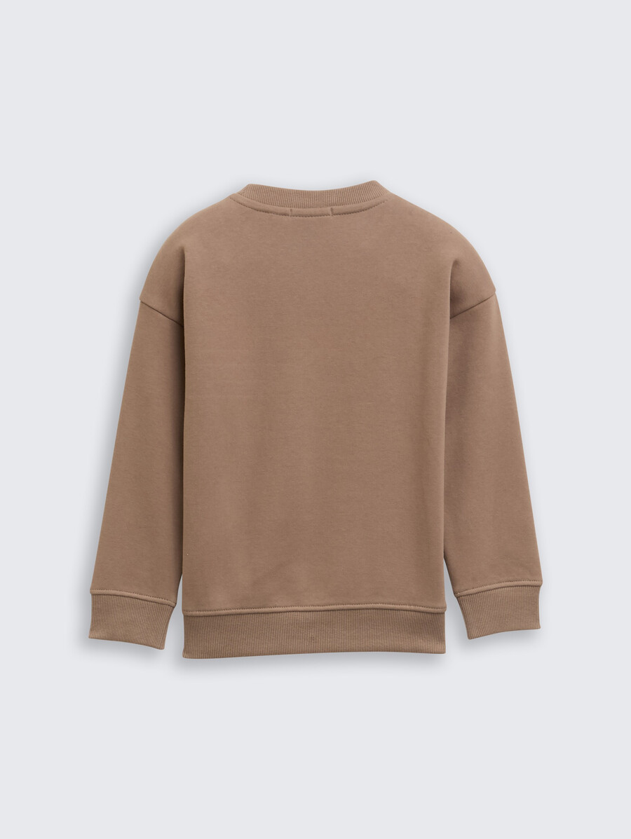 oversize-sweatshirt mit aufdruck