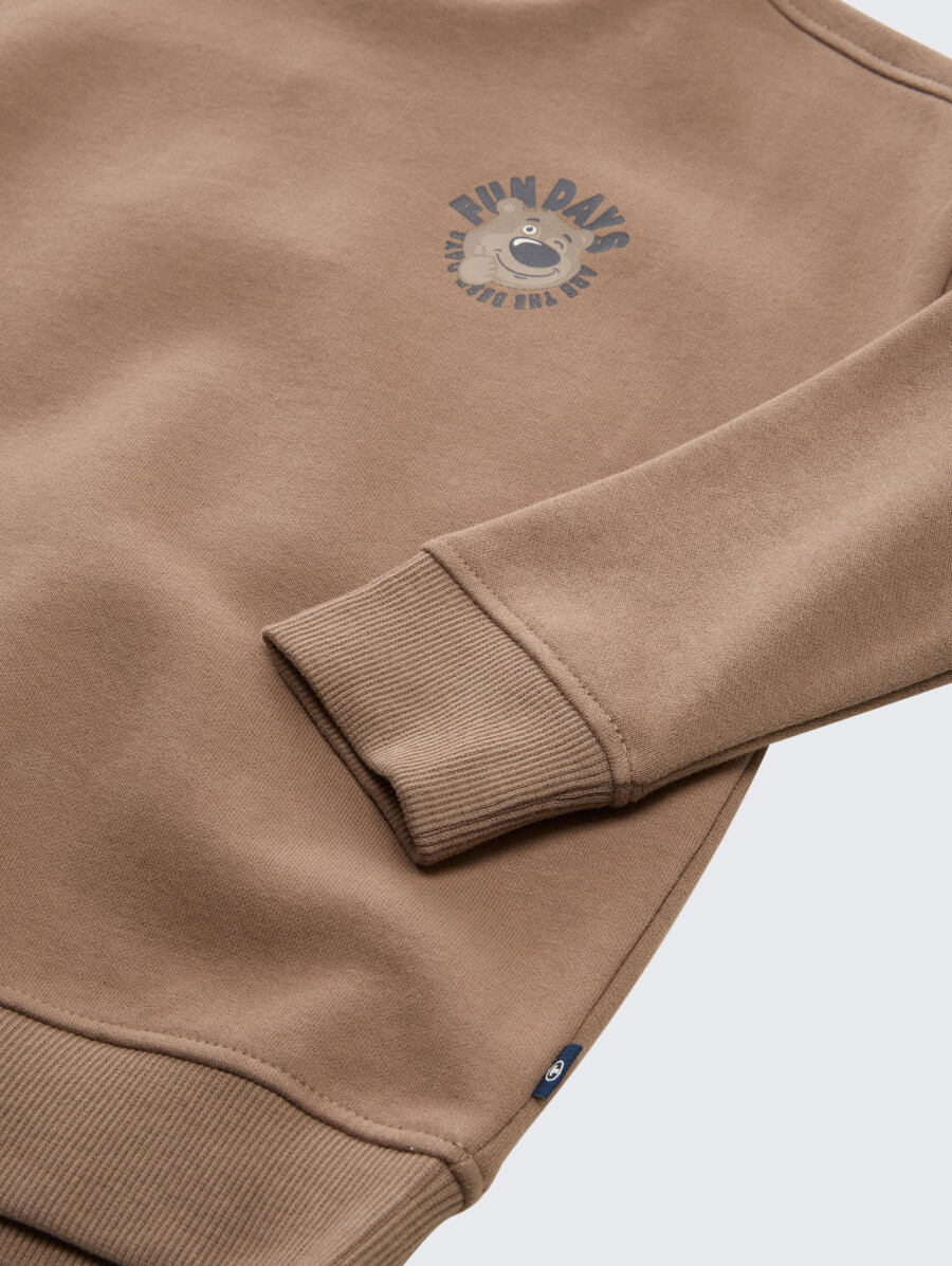oversize-sweatshirt mit aufdruck