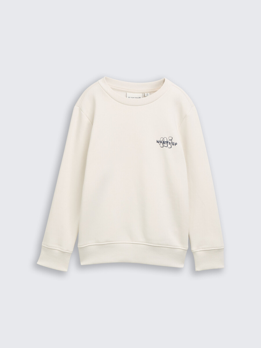 sweatshirt mit motivdruck
