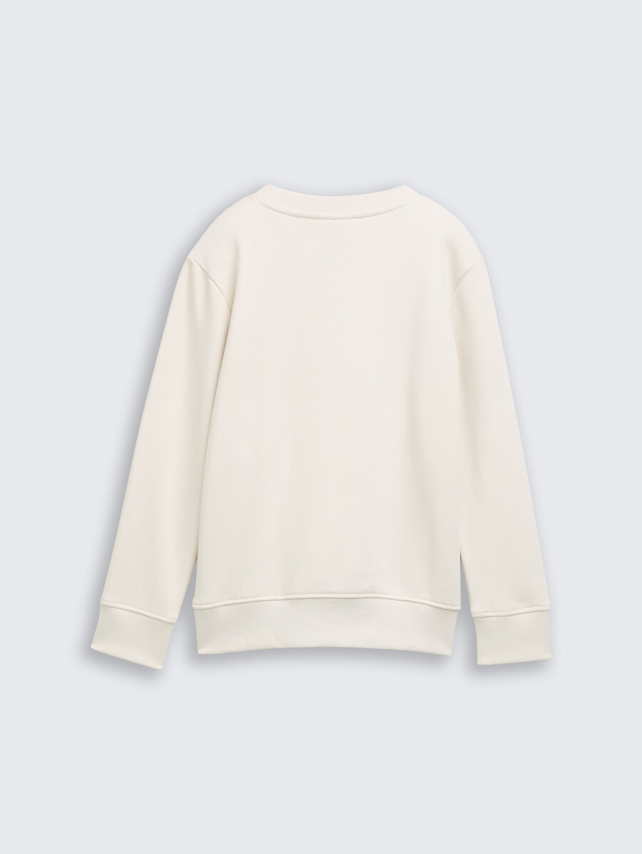 sweatshirt mit motivdruck