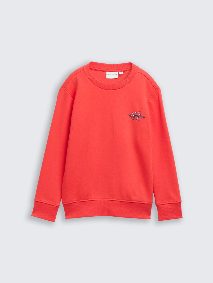 sweatshirt mit motivdruck