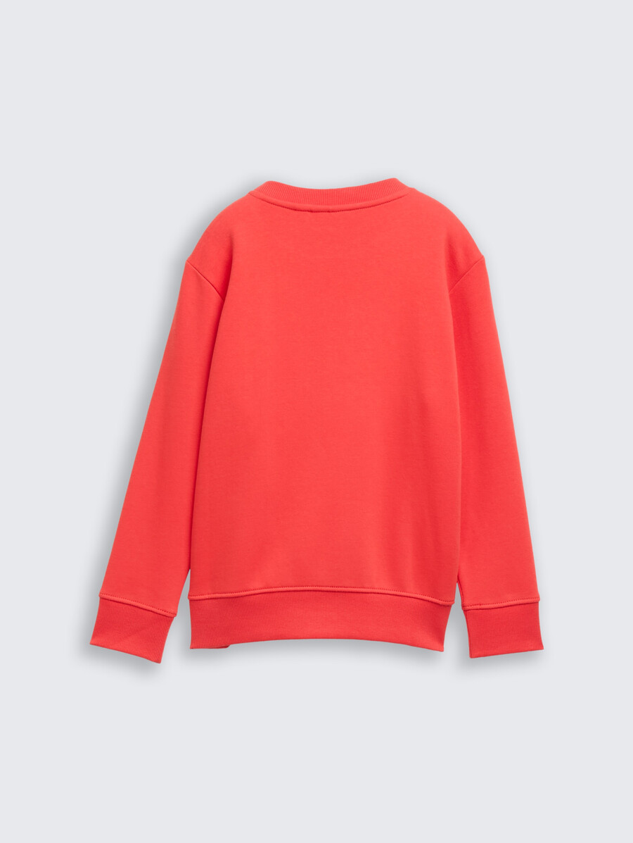 sweatshirt mit motivdruck