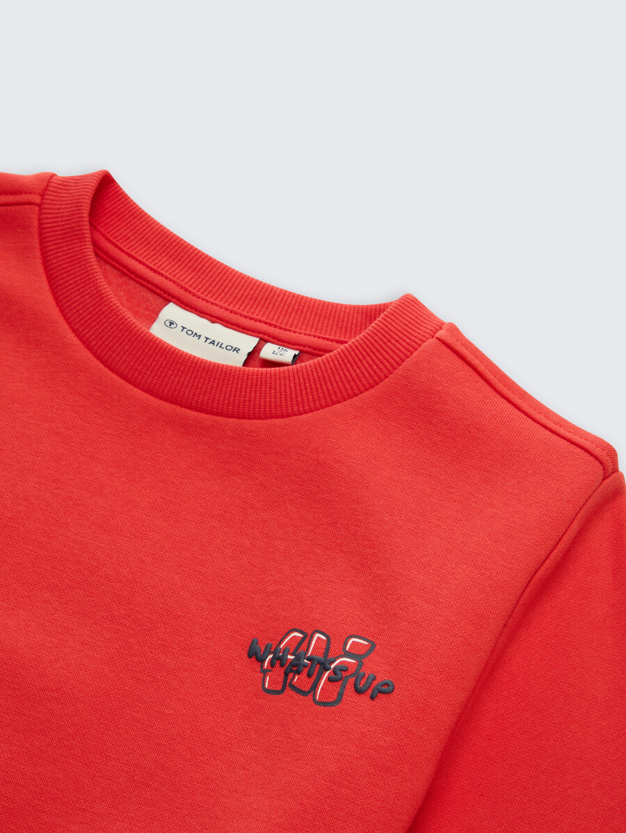 sweatshirt mit motivdruck