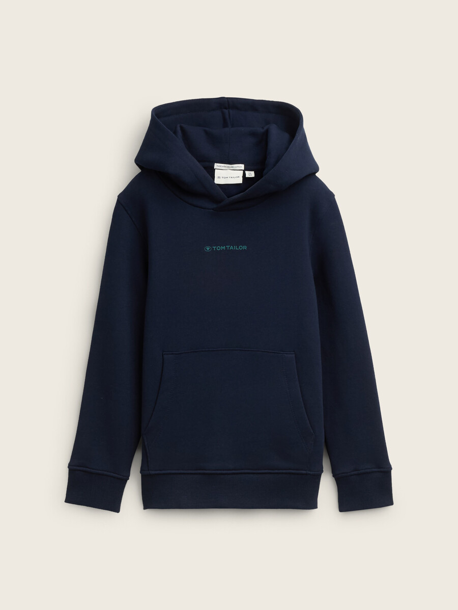 kapuzenpullover mit logodruck