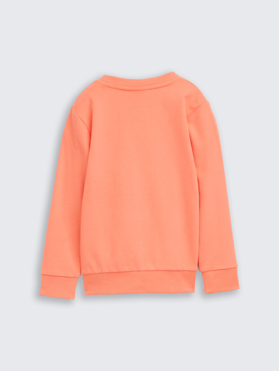 basic-sweatshirt mit aufdruck