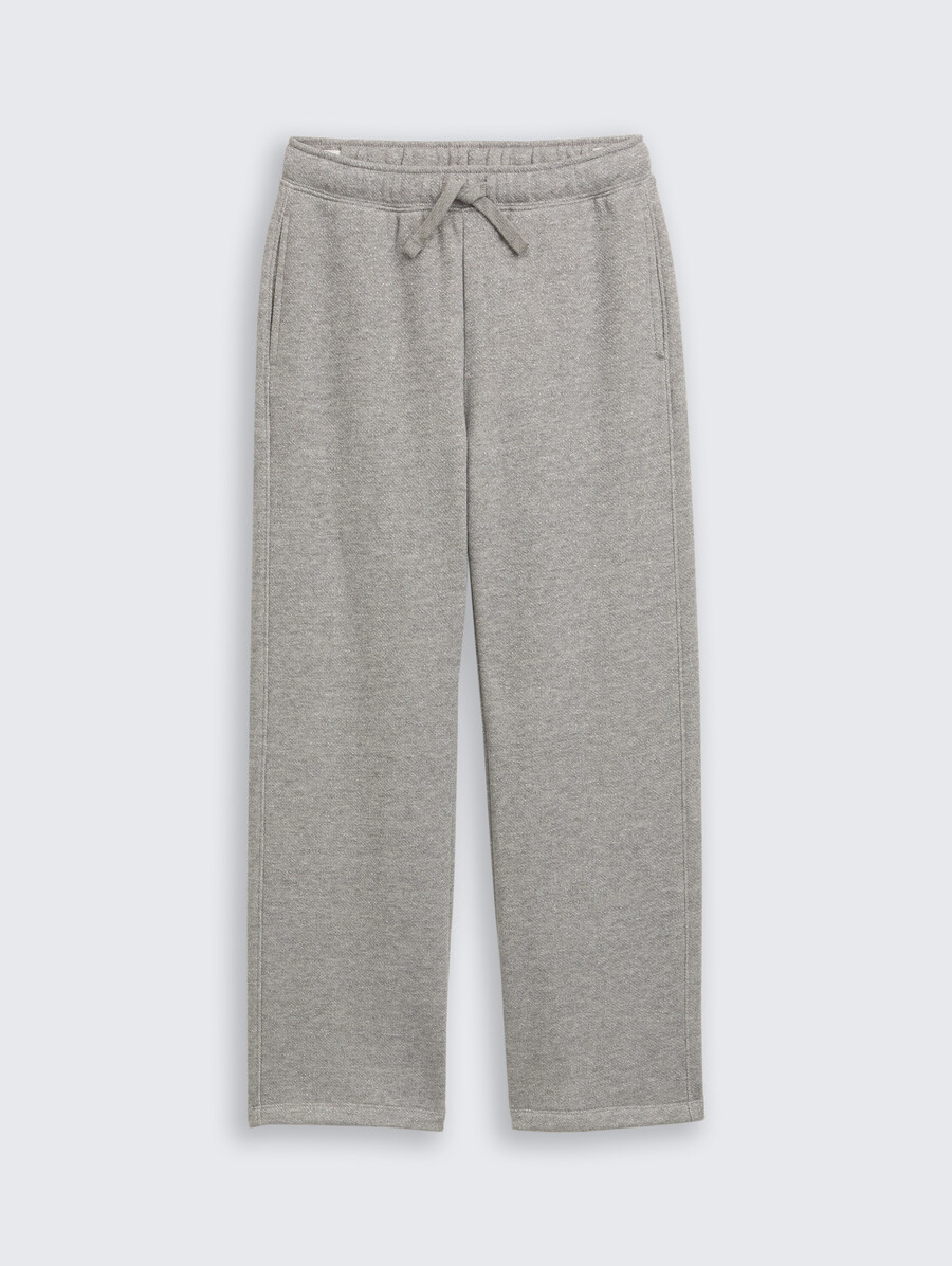 weit geschnittene hose mit glitzereffekt