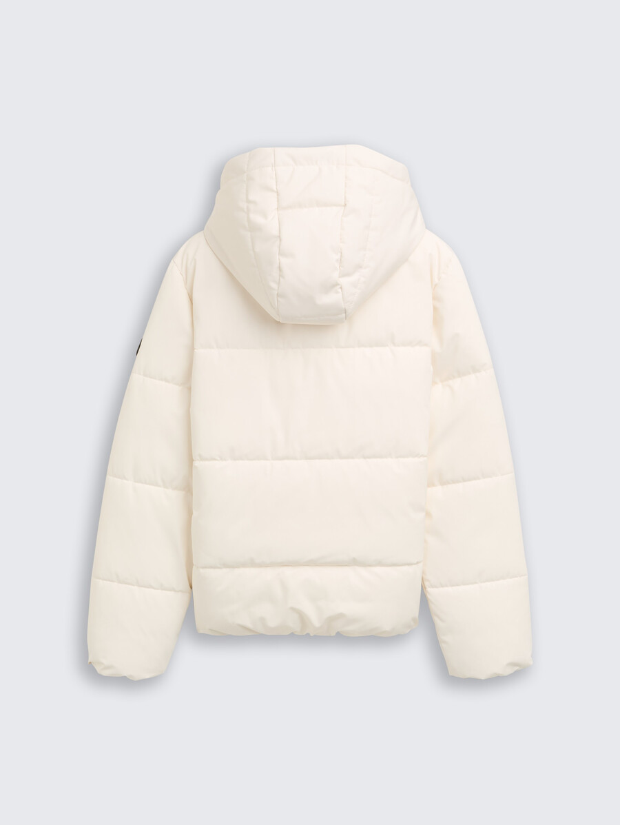 steppjacke mit abnehmbarer kapuze