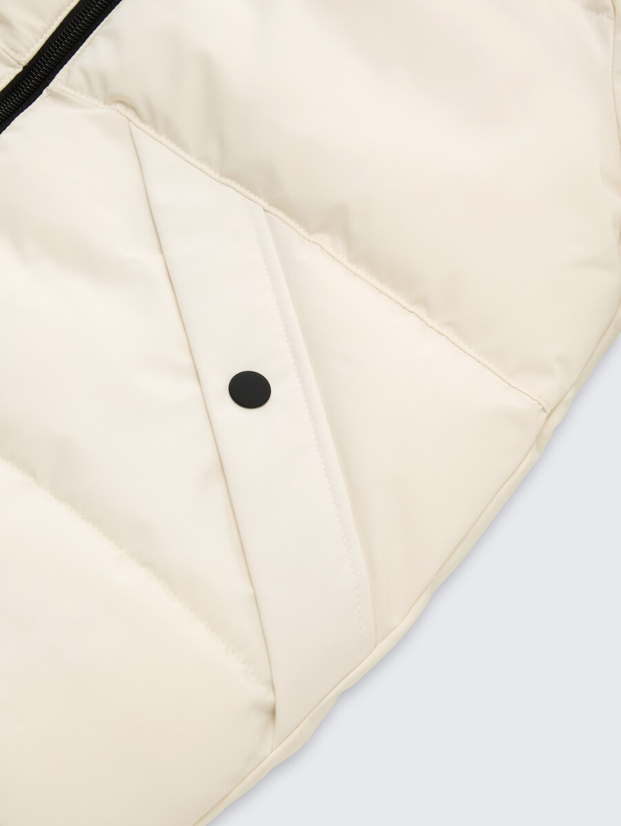 steppjacke mit abnehmbarer kapuze