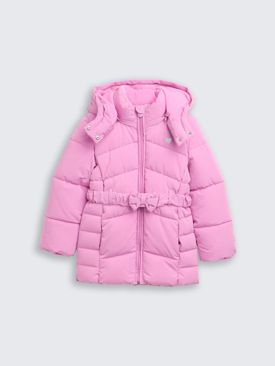 steppjacke mit gürtel