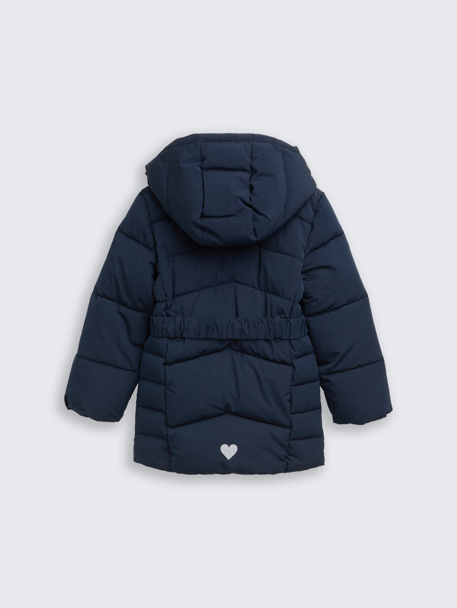 steppjacke mit gürtel