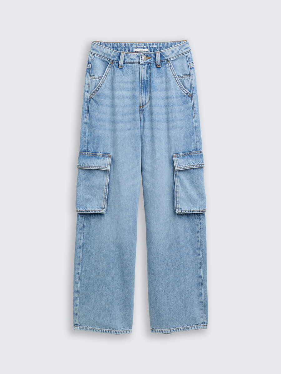 weit geschnittene cargo-jeans