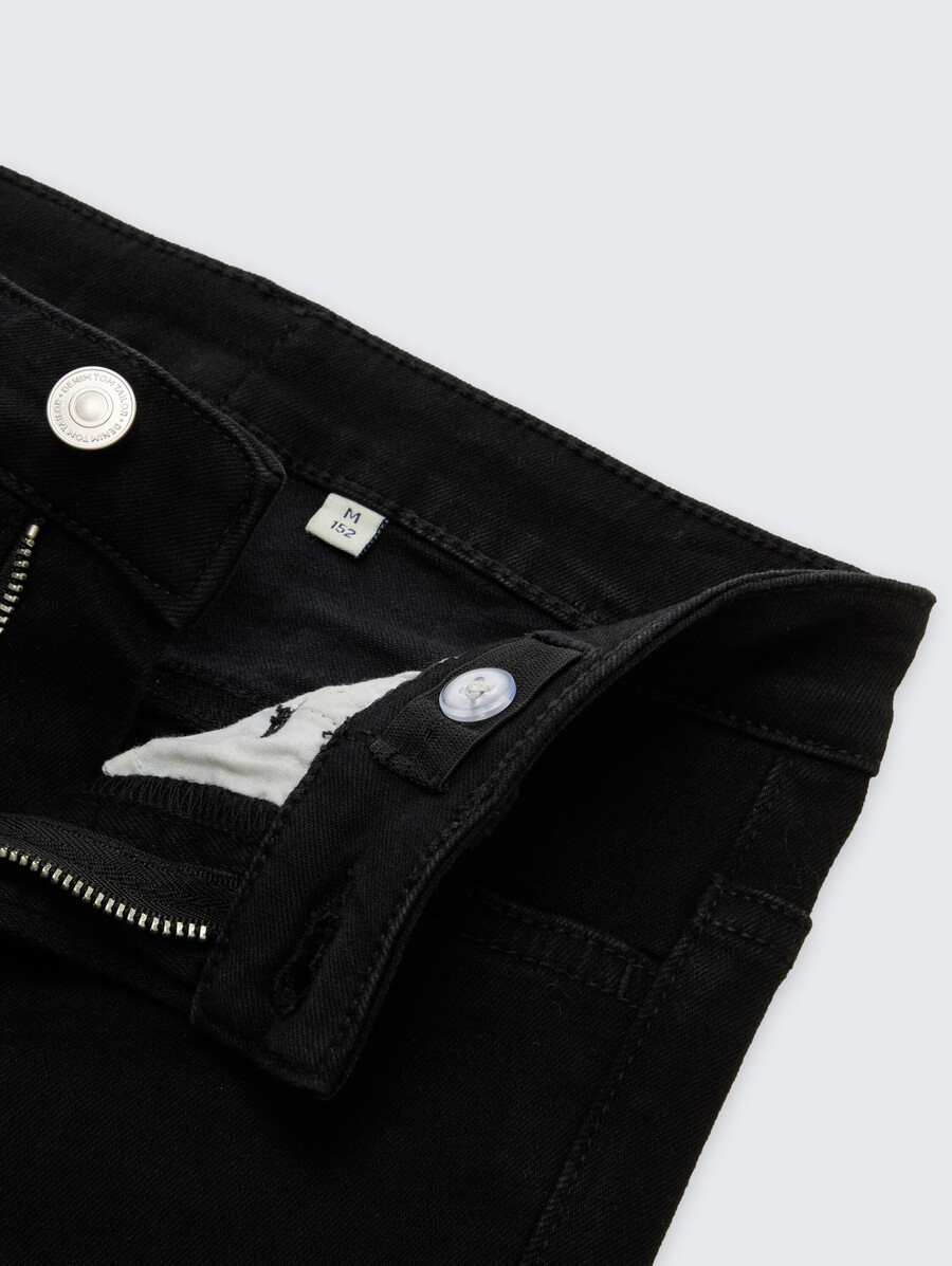 ausgestellte jeans mit stretchanteil