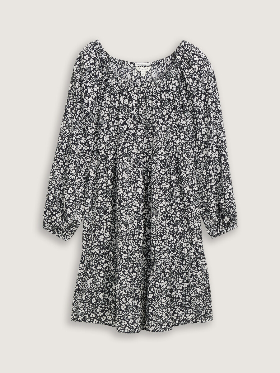 minikleid mit blumenmuster