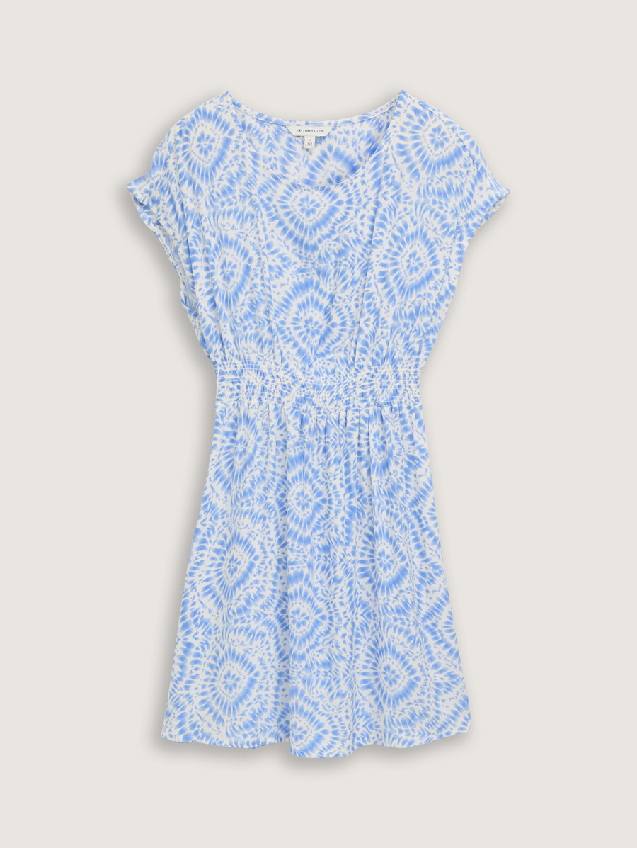 kleid mit batikmuster