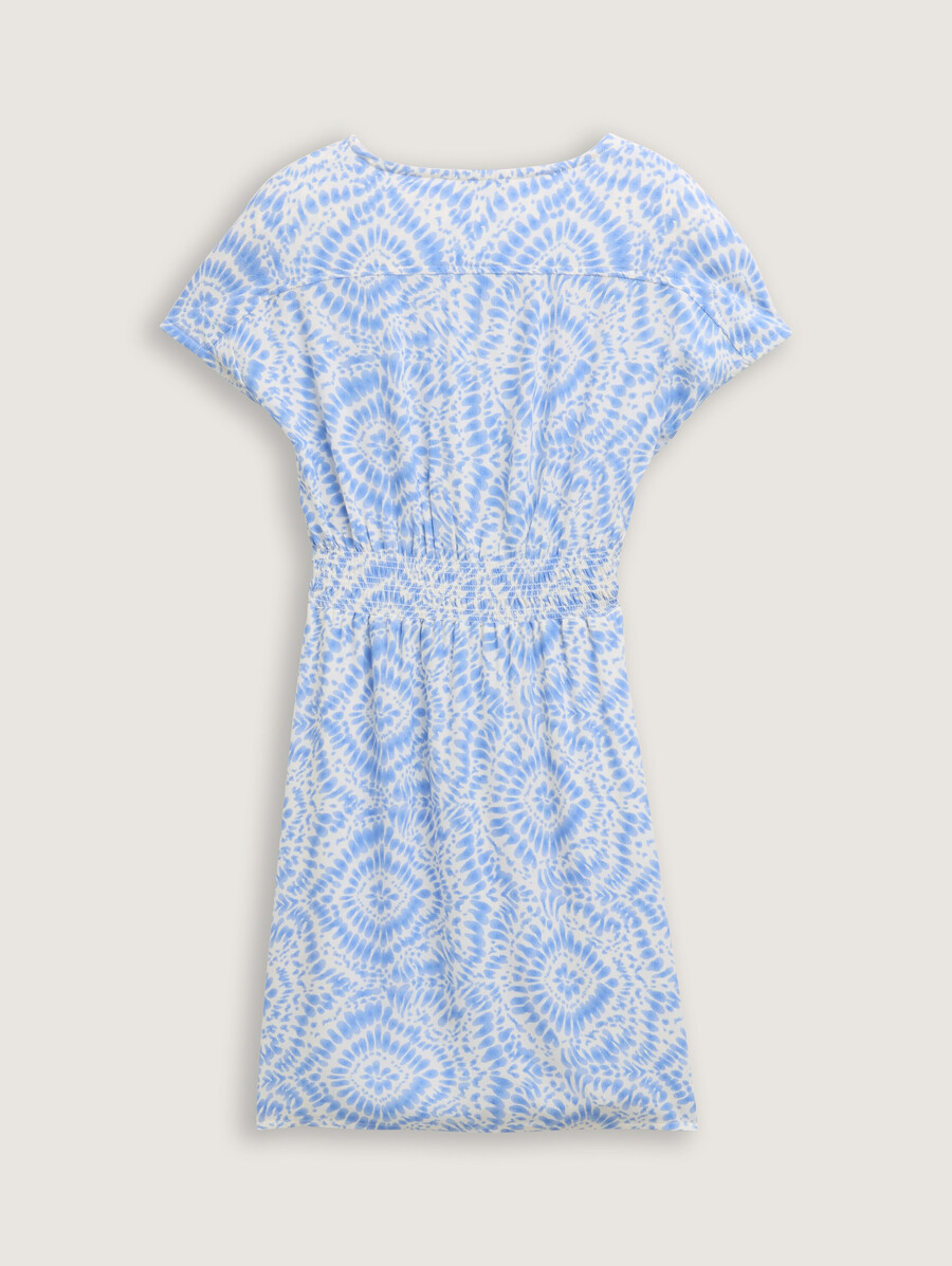 kleid mit batikmuster