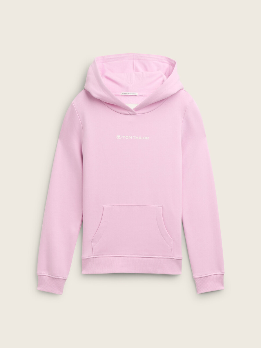 kapuzenpullover mit logodruck
