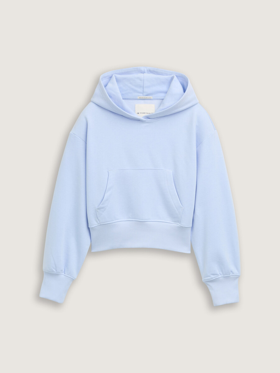 kurz geschnittener hoodie