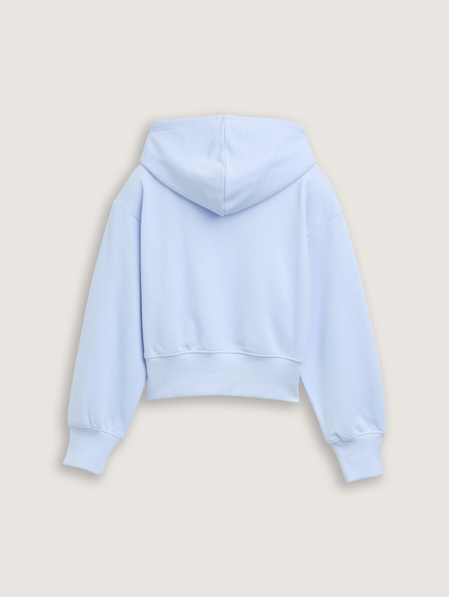 kurz geschnittener hoodie