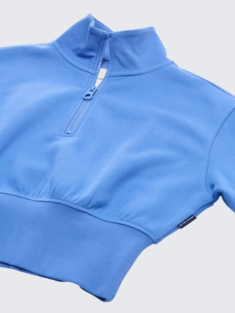 kurzes troyer-sweatshirt