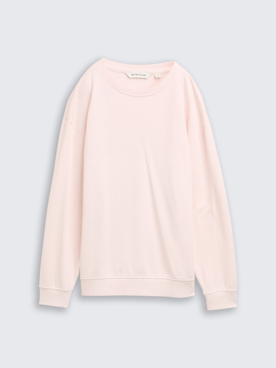 oversize-sweatshirt mit rückendruck