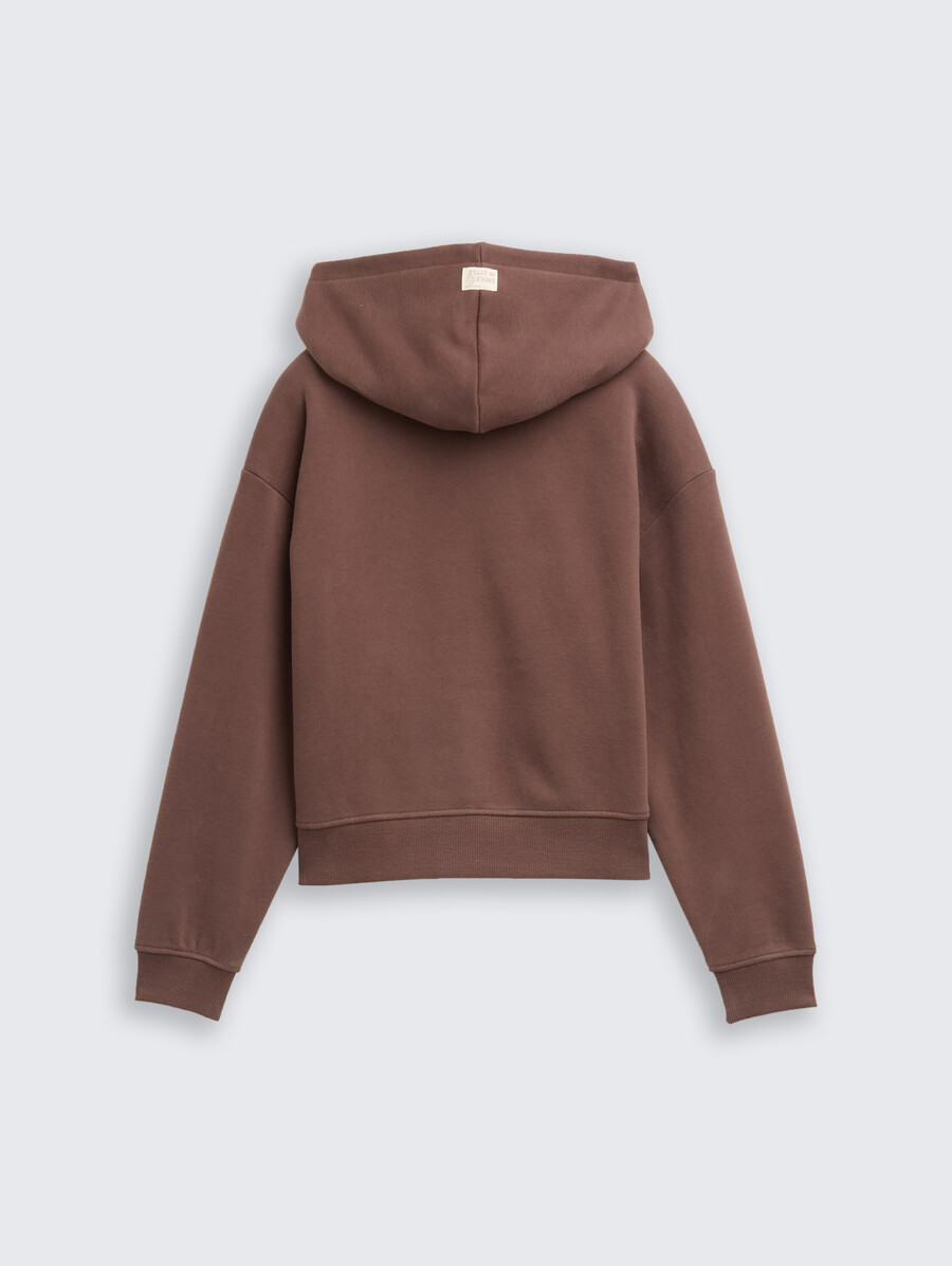 kapuzenpullover mit reißverschluss