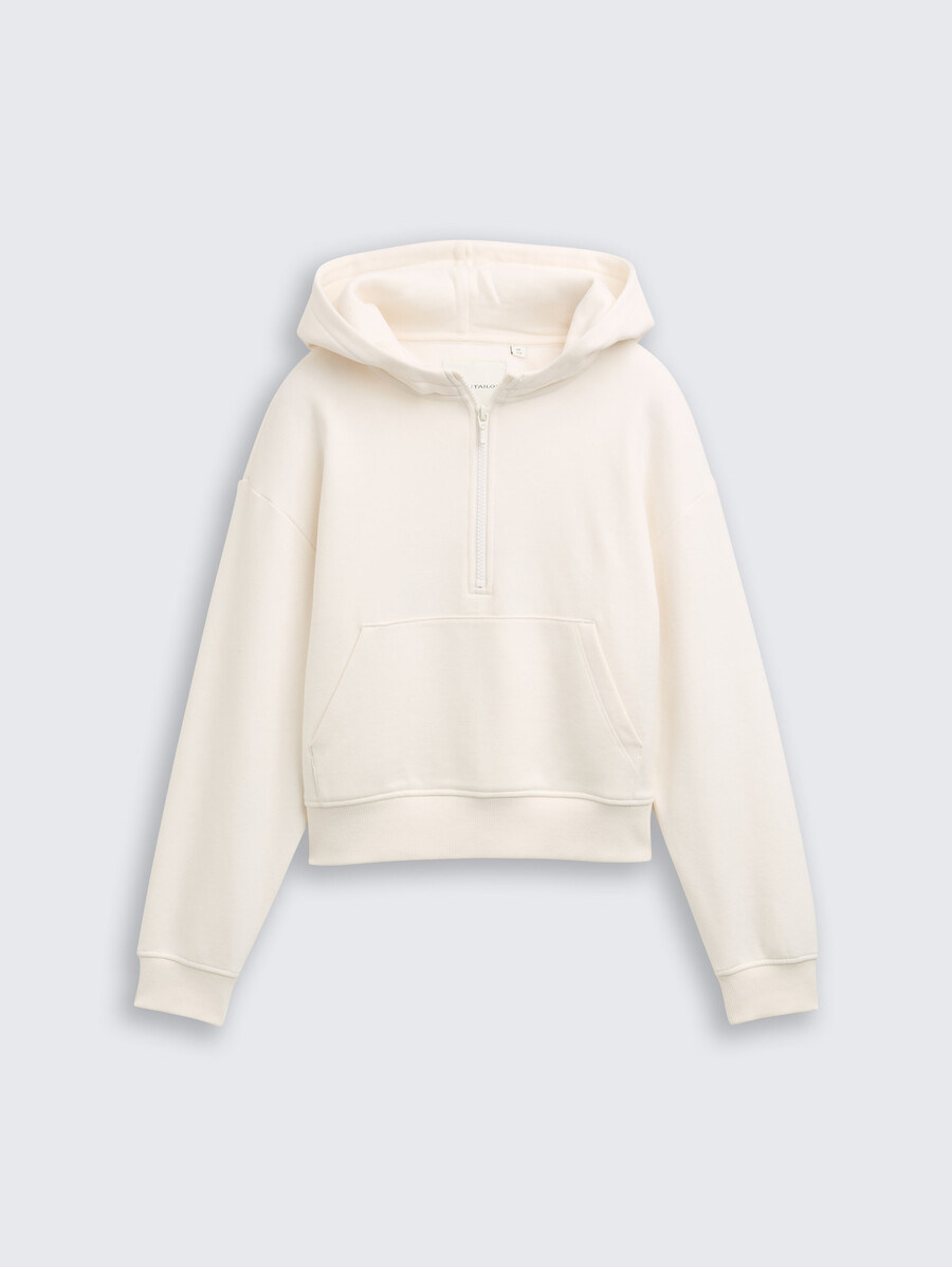 kapuzenpullover mit reißverschluss
