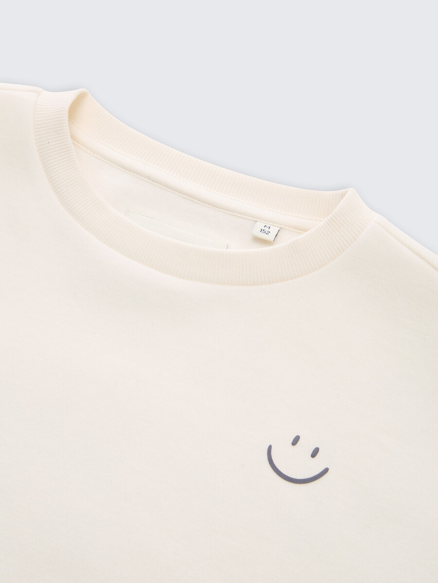 sweatshirt mit rückendruck