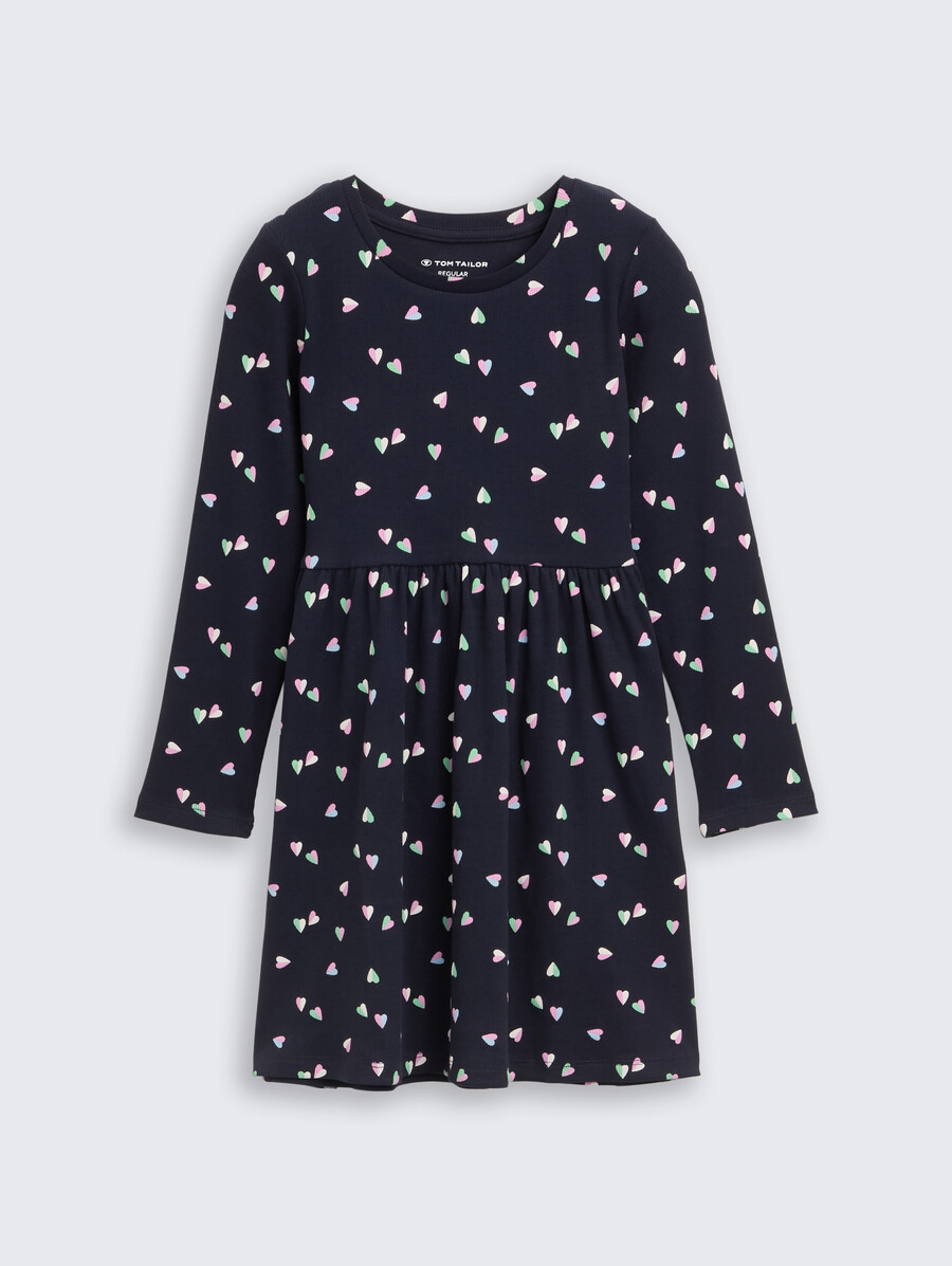 minikleid mit allover-print