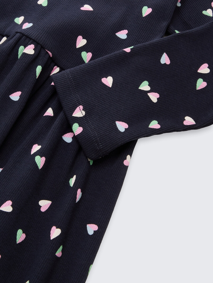 minikleid mit allover-print