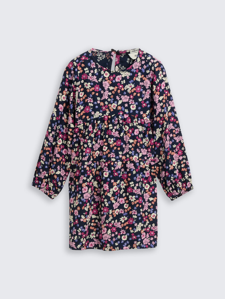 minikleid mit blumenmuster