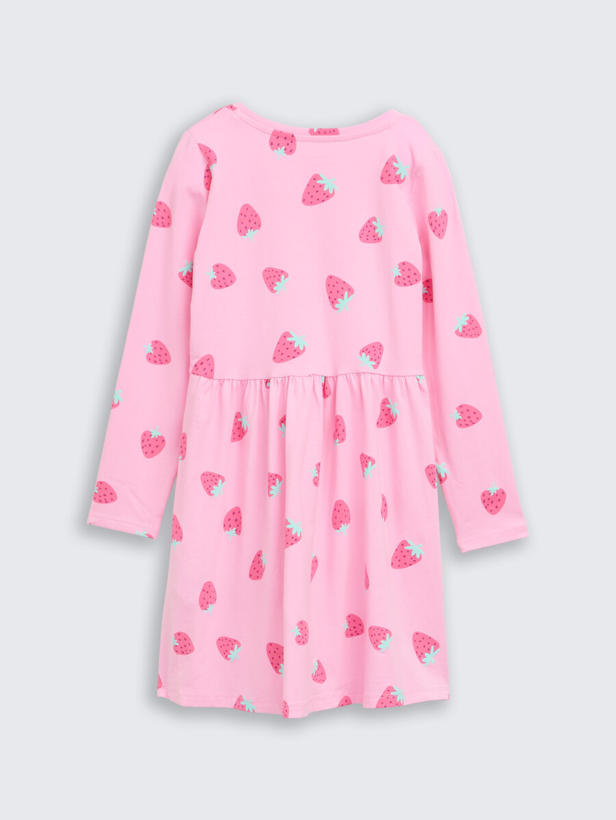 mini-jerseykleid mit allover-print
