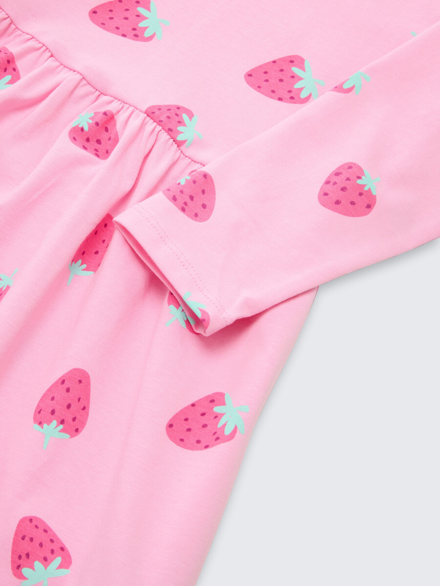 mini-jerseykleid mit allover-print