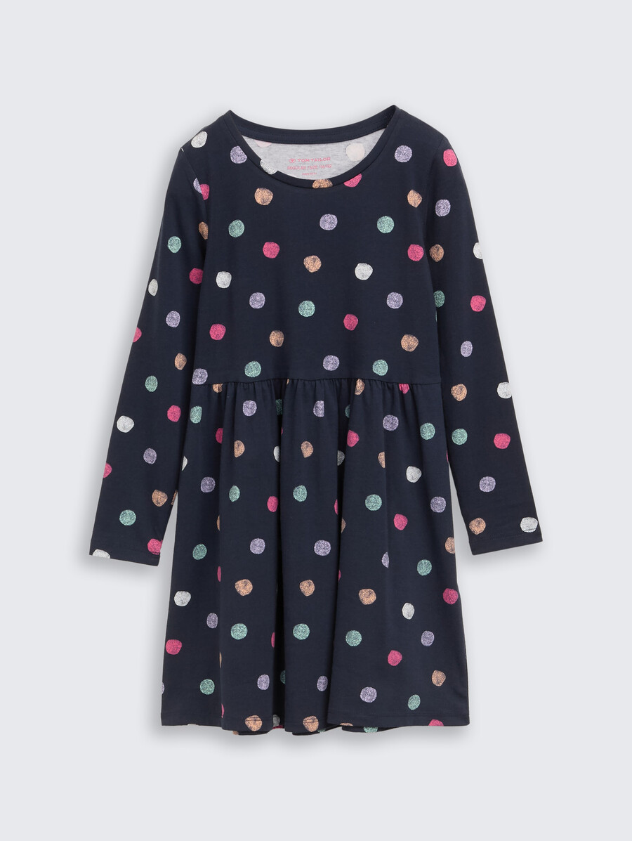 mini-jerseykleid mit allover-print