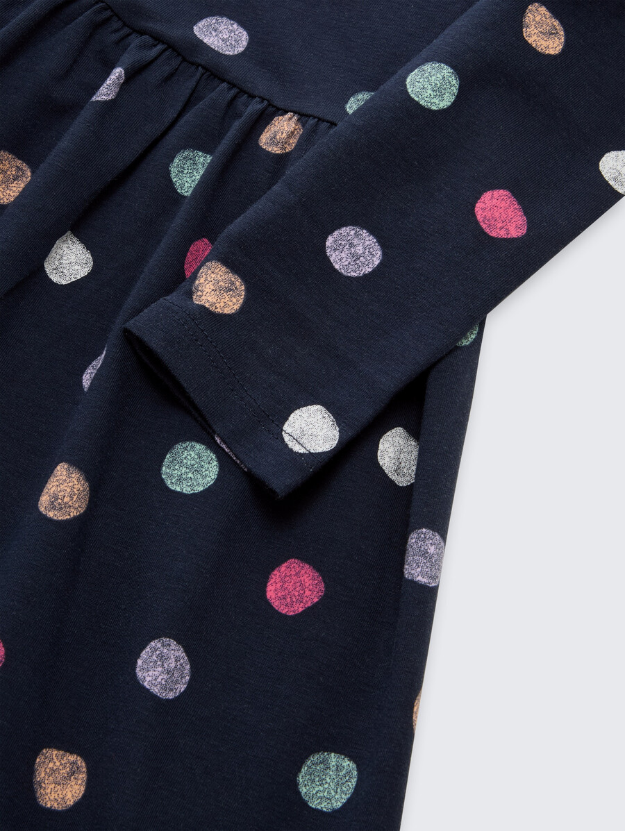 mini-jerseykleid mit allover-print